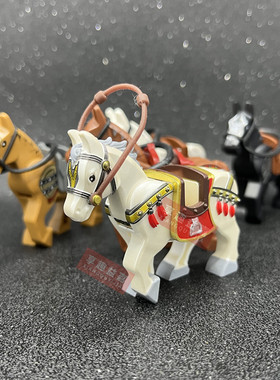 三国小侠积木马的卢玩具礼物