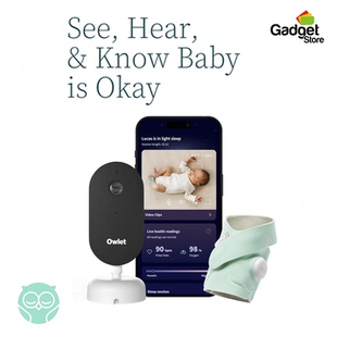 Sock婴儿智能袜脉搏心率氧气Sight摄像头美国代购 Owlet Dream