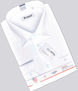 正品洛兹 白色 灰色条纹长短袖男衬衫正装断码特价江浙沪二件包邮