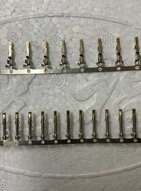 YY高电流镀金母端子高低脚LST高电流镀锡端子U形四面弹5557胶壳用