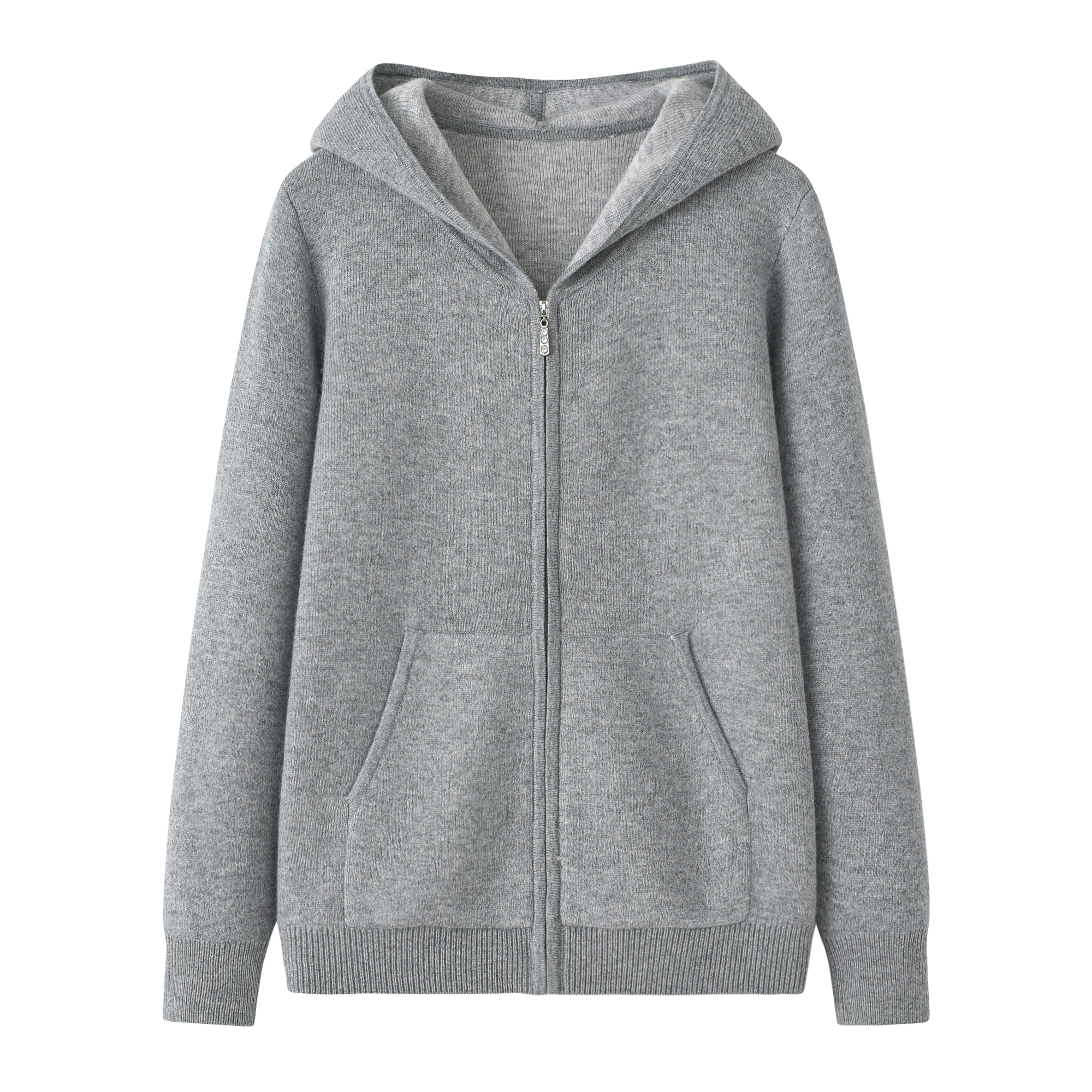 秋冬休闲针织毛衣纯色大码厚外套