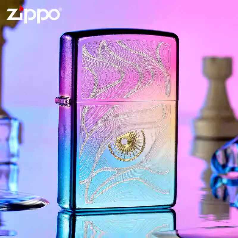 zippo芝宝打火机 幻彩秋水含睛 官方正品zpoo 防风zppo煤油火机