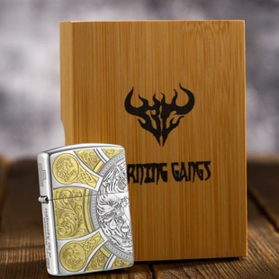 正品zippo煤油打火机正版黄铜盔甲双色五面精雕 启示录天启四骑士