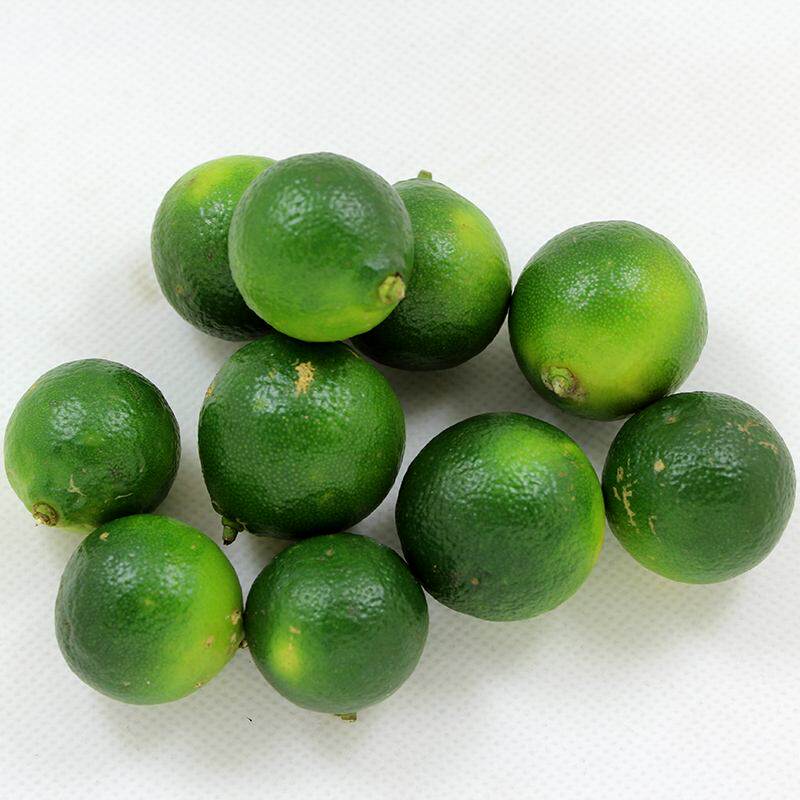 新鲜青柠檬 小青柠 小莱姆 青金桔 酸柑皮薄多汁冬阴功原料500g