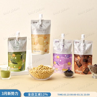 低卡轻负担 韩国KILLORIE低糖豆奶低卡高蛋白代餐饮品4口味控糖