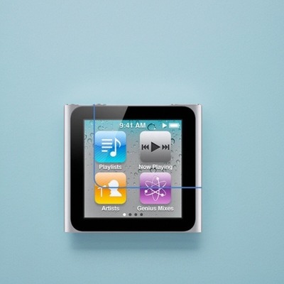 iPod nano6贴膜 nano 6代保护膜 高清膜 屏幕膜 透明软膜 高透膜