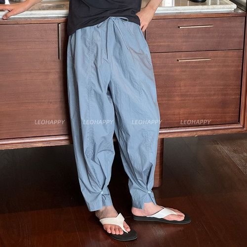 女童裤子夏薄款纯棉儿童休闲裤