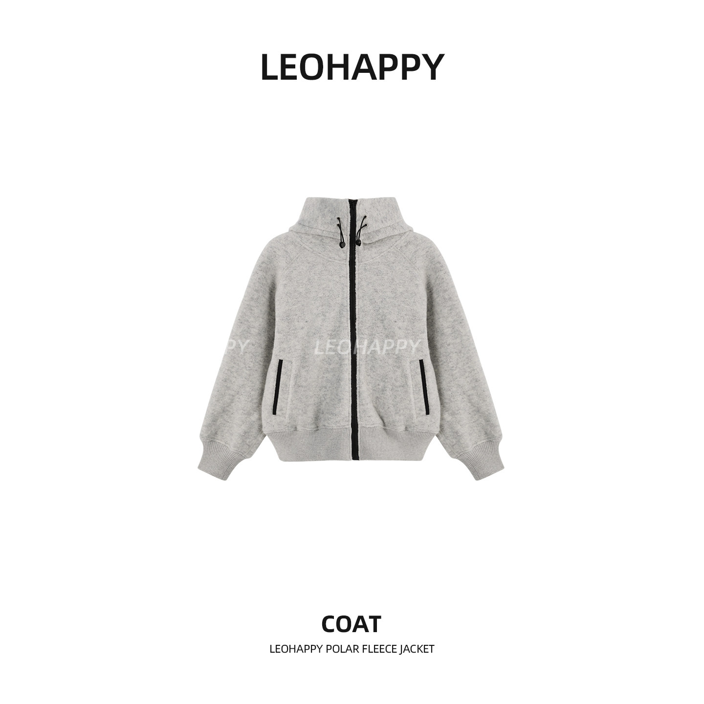 羊驼毛摇粒绒双层外套