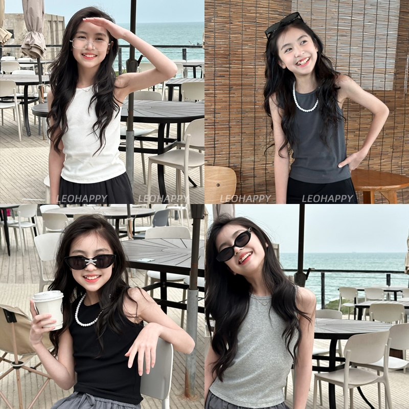 女童背心儿童打底衫优可丝无袖衣