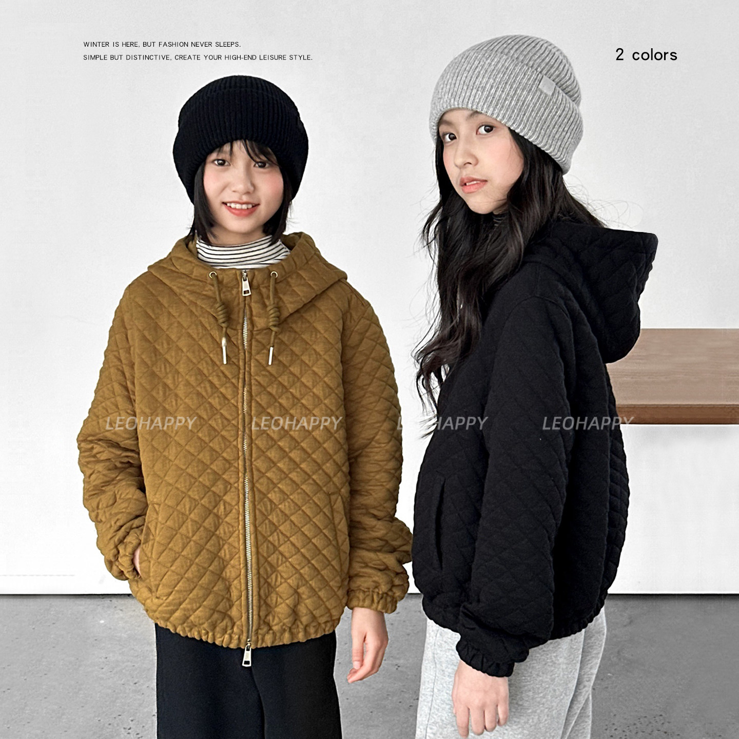 女童外套儿童连帽棉服保暖上衣