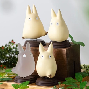 国内代购上海橡子共和国正版宫崎骏吉卜力手掌公仔摆件龙猫小龙猫