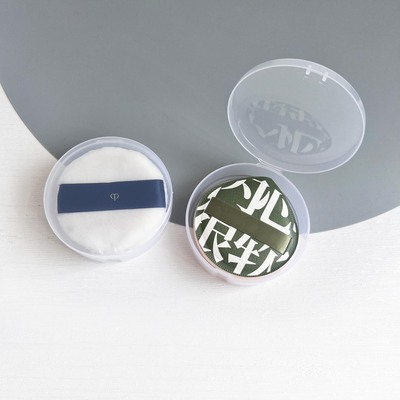 假睫毛棉签透明便携小盒粉扑