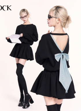 VOCK 甜心派对 辣妹小个子加绒卫衣裙情人节显瘦长袖蓬蓬裙连衣裙