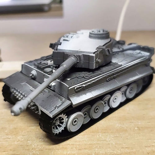 正版拼装1/72虎式坦克模型