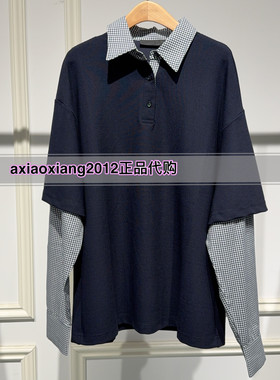 MEFOREVER真我永恒2025秋宽松版POLO衫衬衣2535B22097吊799