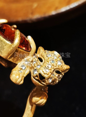 意大利风格中古饰品经典戒指女小众设计高级感手工