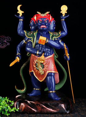 树脂殷元帅值年太岁桌面居家神像