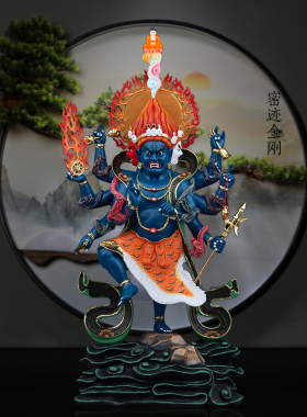 秽迹金刚佛像摆件树脂