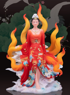 九姑娘神像家居堂口供奉