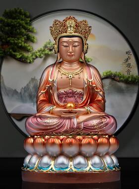 毗卢观音桌面摆件树脂供奉