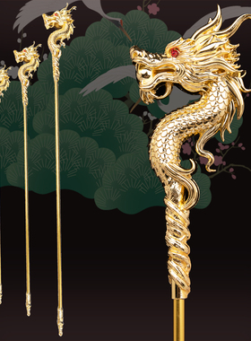 锌合金金色神像法器摆件