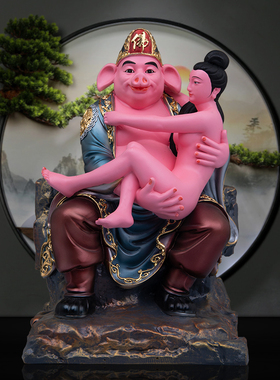 12/16寸树脂天蓬元帅猪八戒神像