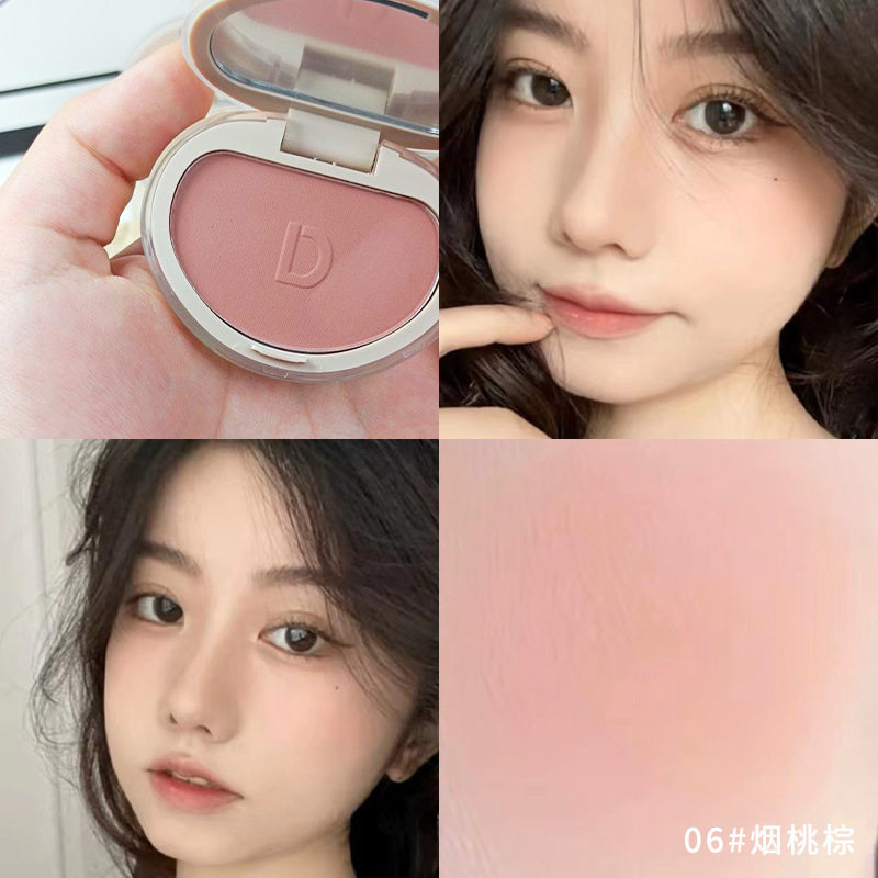 单色腮红化妆师专用珠光高光收缩色腮红盘晒红女跨境彩妆大牌图片