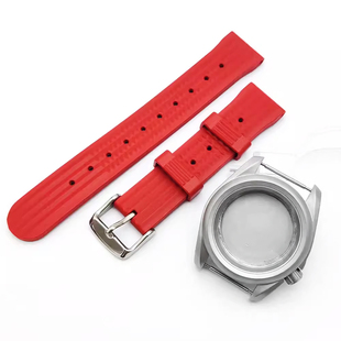 组装手表配件 3.8把NH35表壳 喷砂蓝宝石 防水 机械手表表壳NH36