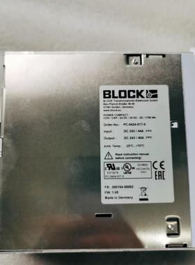 BLOCK PSR 50024-40开关电源PC-0324-400-0原装HLD110-50075