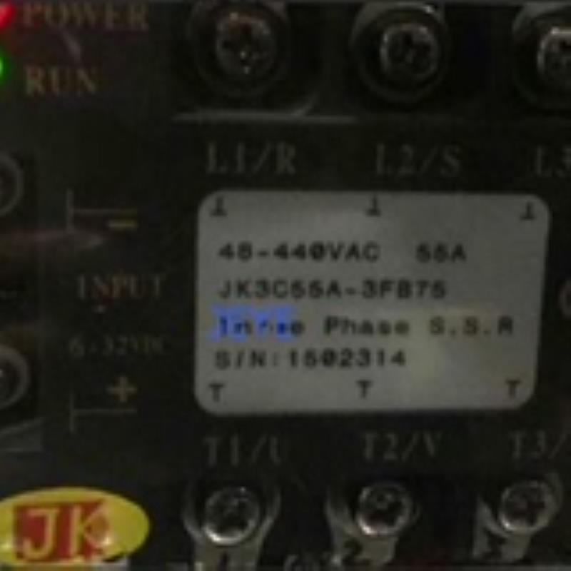 积奇JK固态继电器JK3C55A-3FB75JK3C55A-2FB75JK3C75A-2FB100