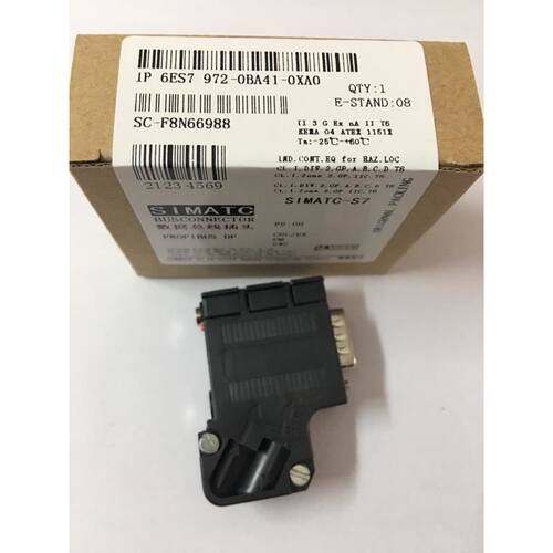 兼容6ES7972-0BA41-0XA0总线连接器，DP接头（35度不带编程口)议