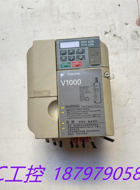 安川变频器V1000系列CIMR-VB4A0002BBA 075KW04KW 380V二手拆