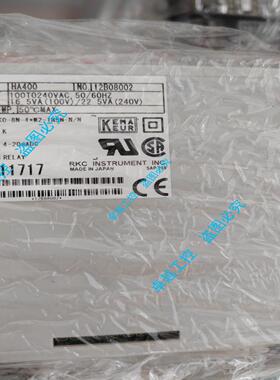 议价原装理化HA400RKC温控表温控器HA400 KO-8N-4*M2-1M5N-NN
