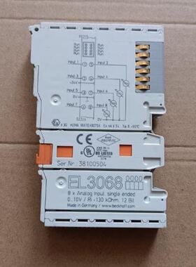倍福EL3068实物拍摄包好EL3068