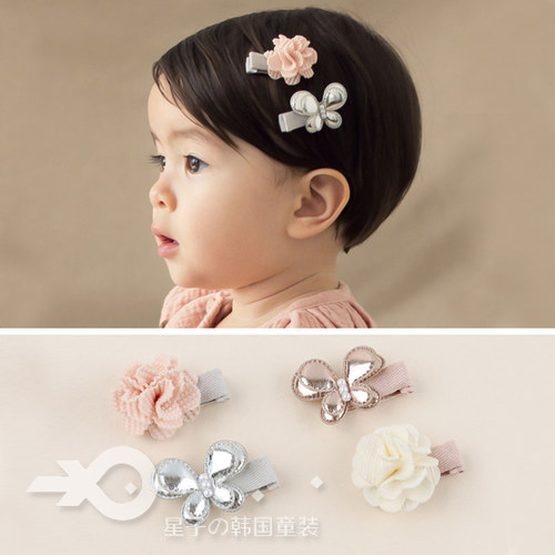 现货韩国进口童装春发夹儿童