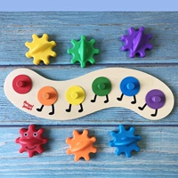 Игрушка с шестернями Монтессори, 1-3 лет, DIY, гусеница, раннее развитие