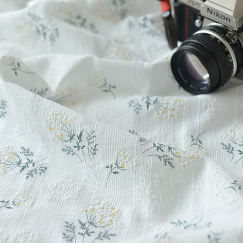 diy日式小碎花服装纯棉布料