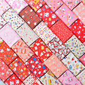 8安细帆纯棉八安帆布布料手工桌布包包宠物卡通加厚棉布kitty面料