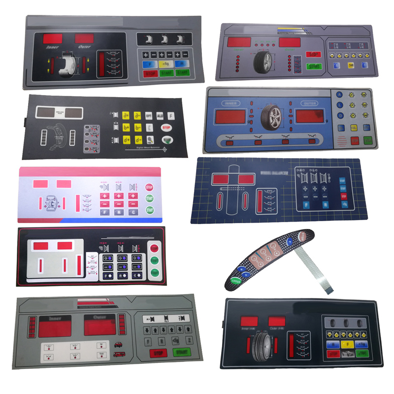 衡斯达轮胎平衡机按键板面板开关