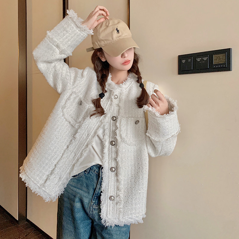 数据好现货春秋季款小香风外套女3310P145控198,女装短外套,浙宝133