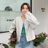 现货短款PU皮衣短外套133-2317P145控218，女装皮衣，浙宝133