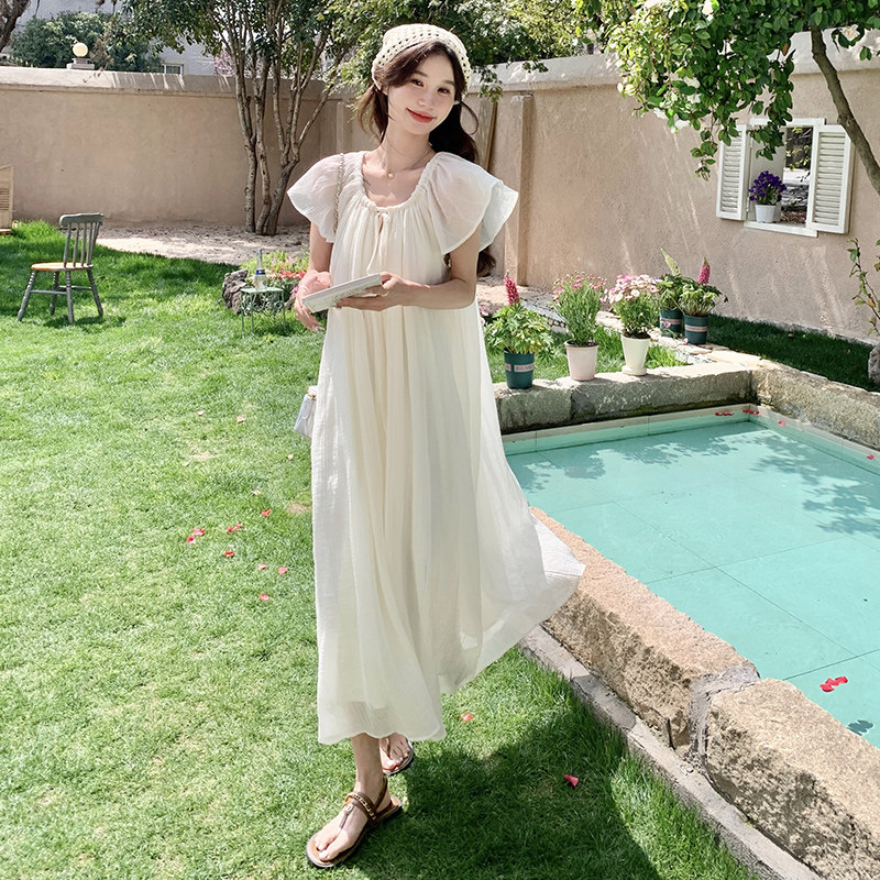 现货夏季度假风连衣裙133-6332P115控168,女装连衣裙,浙宝133