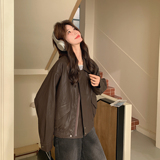 大货已出春季新款蛋白皮皮衣外套7262-P155控248，女装皮衣，浙宝133