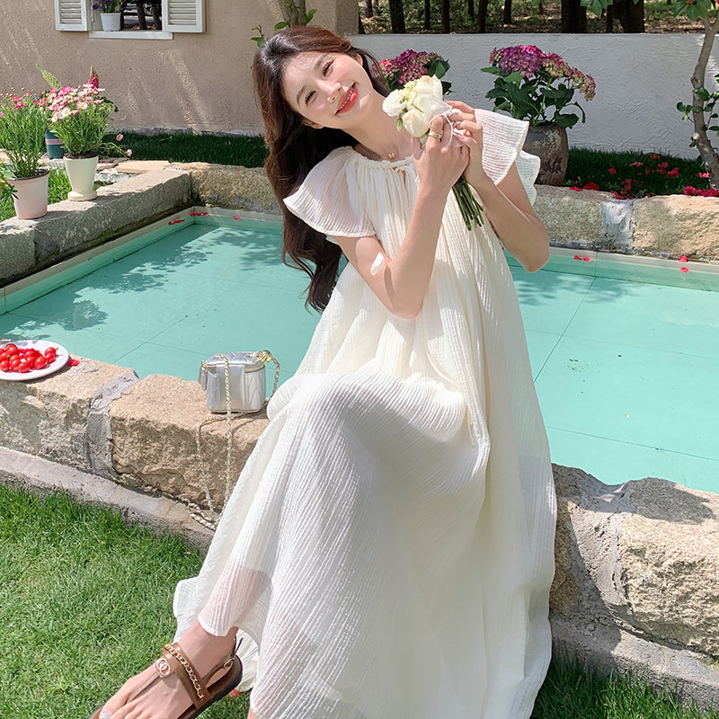 现货夏季度假风连衣裙133-6332P115控168,女装连衣裙,浙宝133