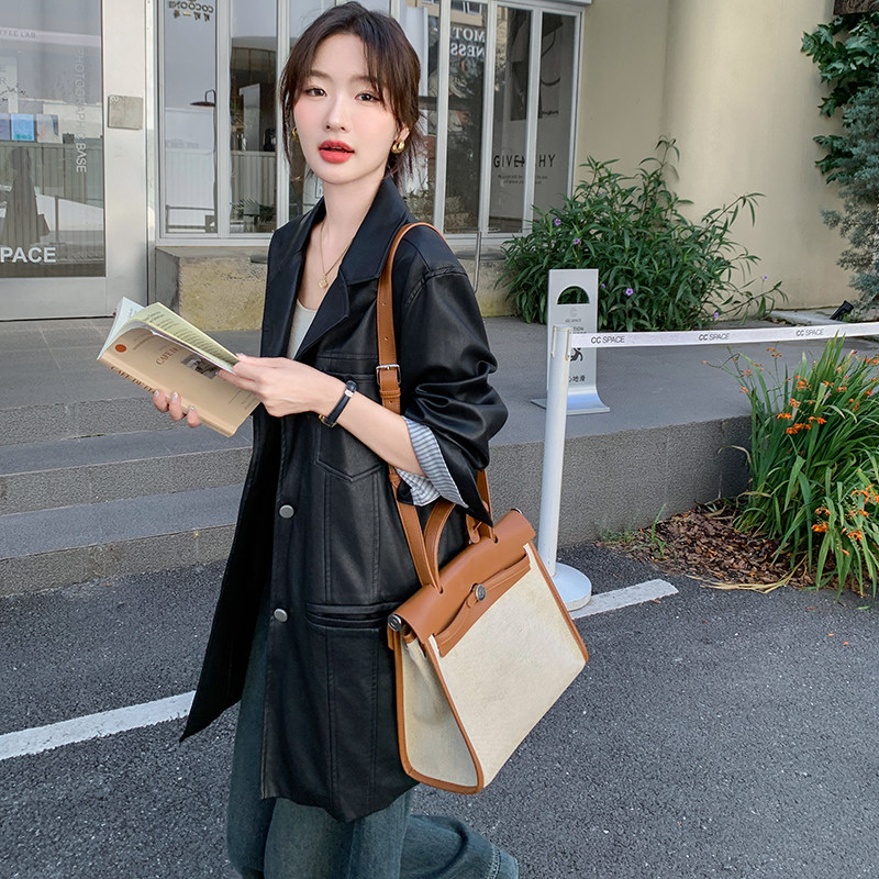 现货数据好春秋季新款宽松西装皮衣外套5819P165控238，商品下架区商品下架区，浙宝133