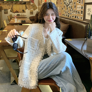 现货 春秋季新款韩版小香风外套女133-5816P145控218图片