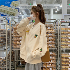 大货已出 春秋刺绣棒球服外套 8613P145控198图片