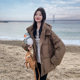 现货原创冬季新款90羽绒外套7229P345控528，女装羽绒服，浙宝133