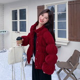 现货冬季新款红色短款羽绒外套7226P325控488，女装羽绒服，浙宝133