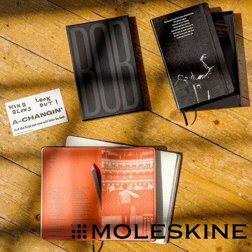 绝版正品Moleskine限量版笔记本Bob Dylan鲍勃迪伦手账日记事本子